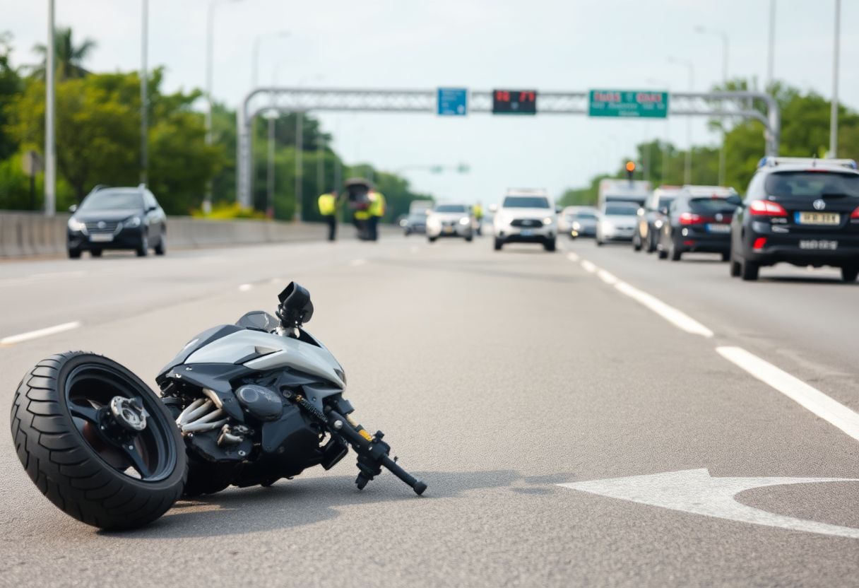 Une heure de compilation d’accidents de moto