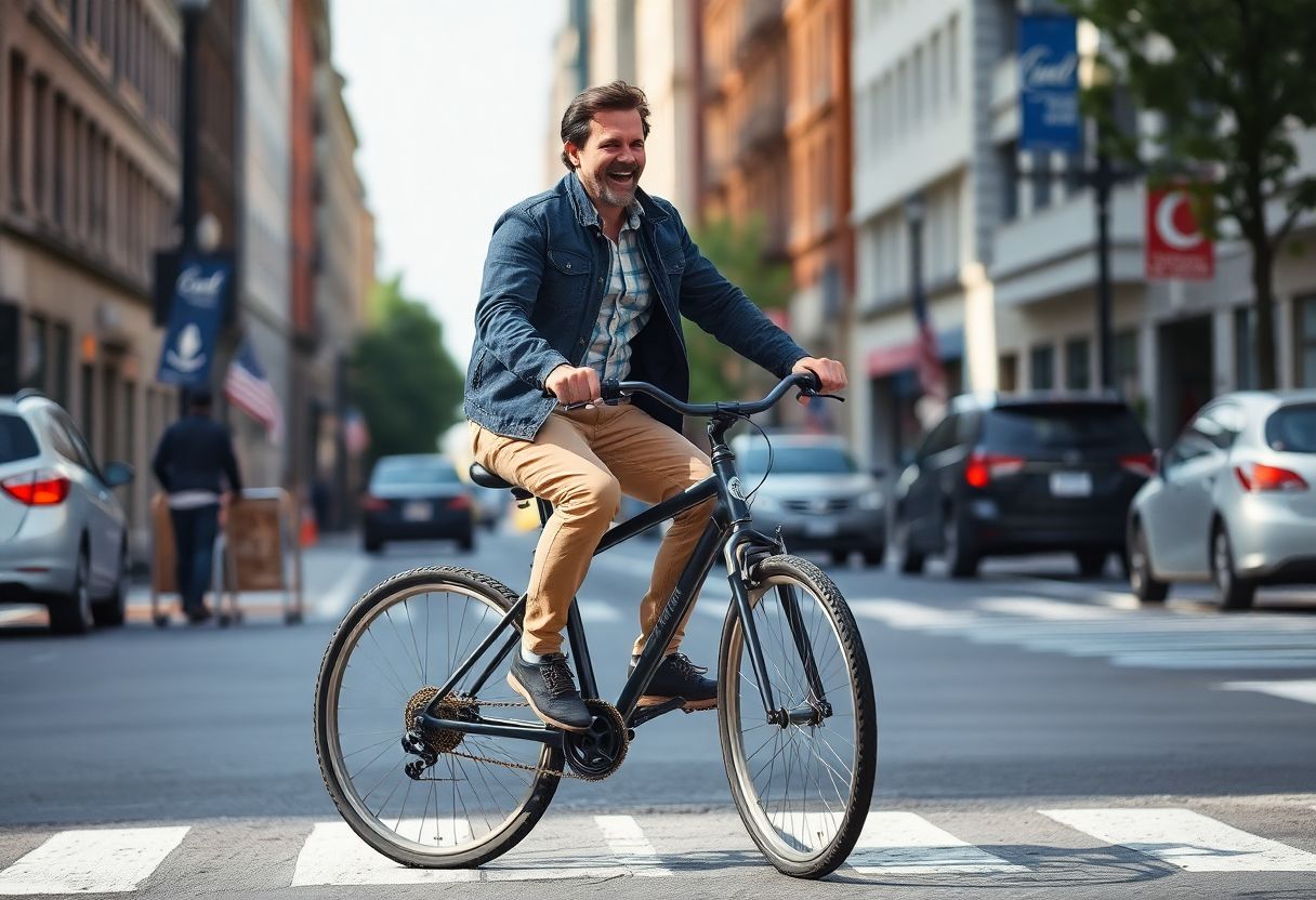 Ivre, il tente de faire du vélo