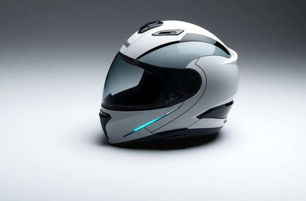 Le casque moto du futur