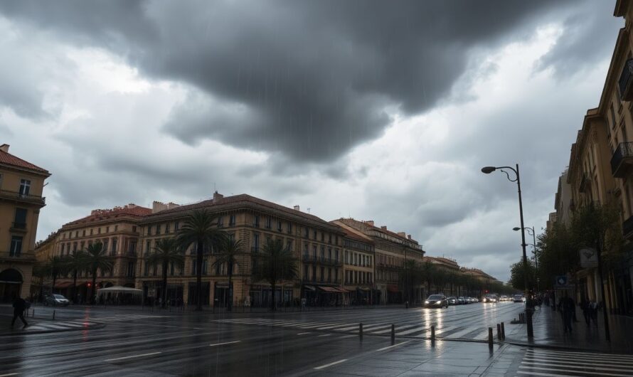 Pluies torrentielles à Montpellier